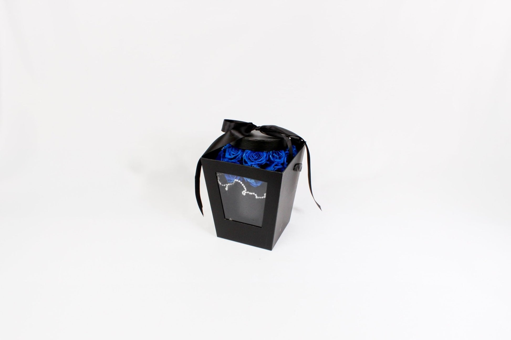 Rigid Trapezoidal Window Flower Tote Bag - Elegant Supply