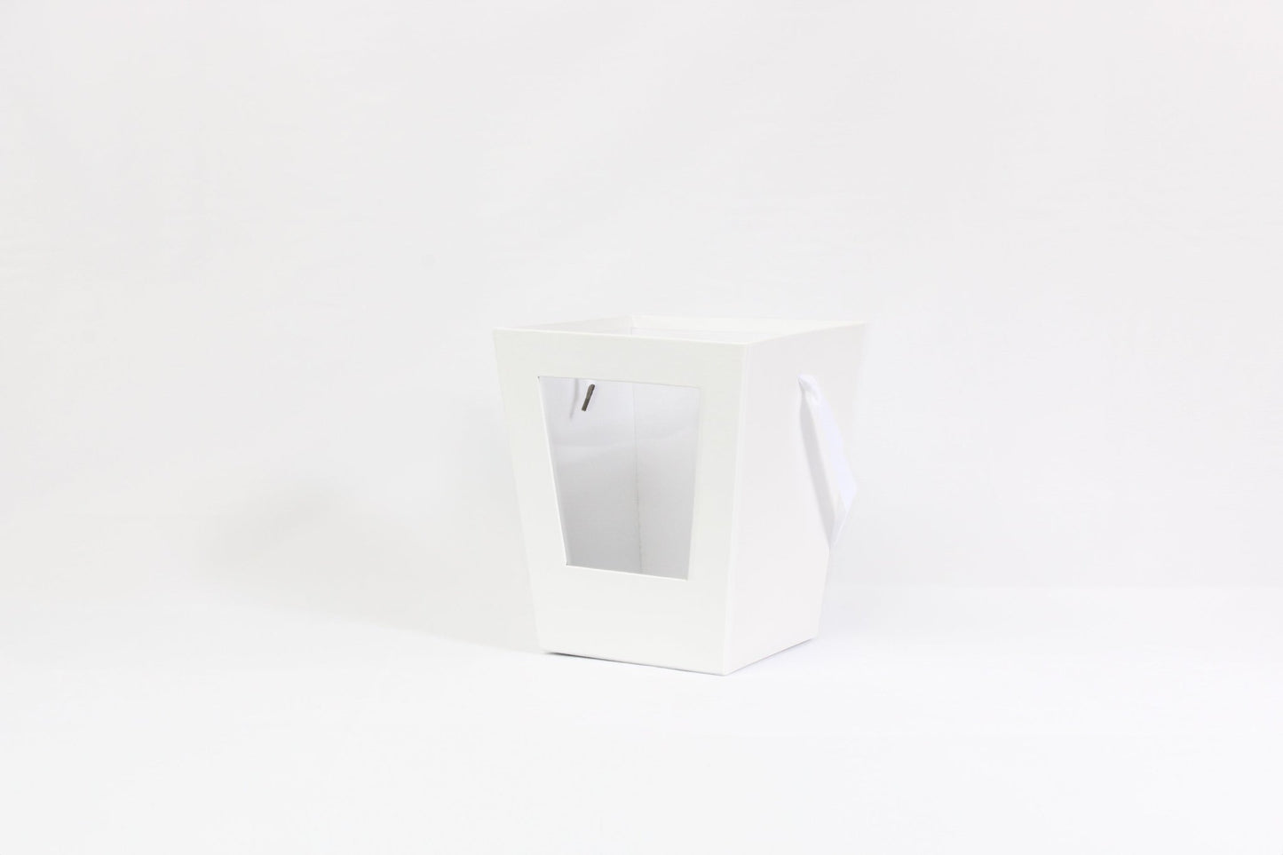 Rigid Trapezoidal Window Flower Tote Bag - Elegant Supply