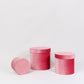 Velvet Round Flower Hat Box with Lid
