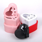 Heart Shaped Box with Ribbon and Clear Lid
