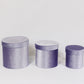 Velvet Round Flower Hat Box with Lid