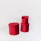 Velvet Round Flower Hat Box with Lid