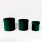 Velvet Round Flower Hat Box with Lid