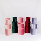 Velvet Round Flower Hat Box with Lid