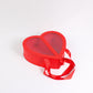 Clear Double Open Heart Flower Gift  Box with Handle