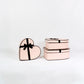 French Inspired Heart Shape Flower Gift Box with Ribbon