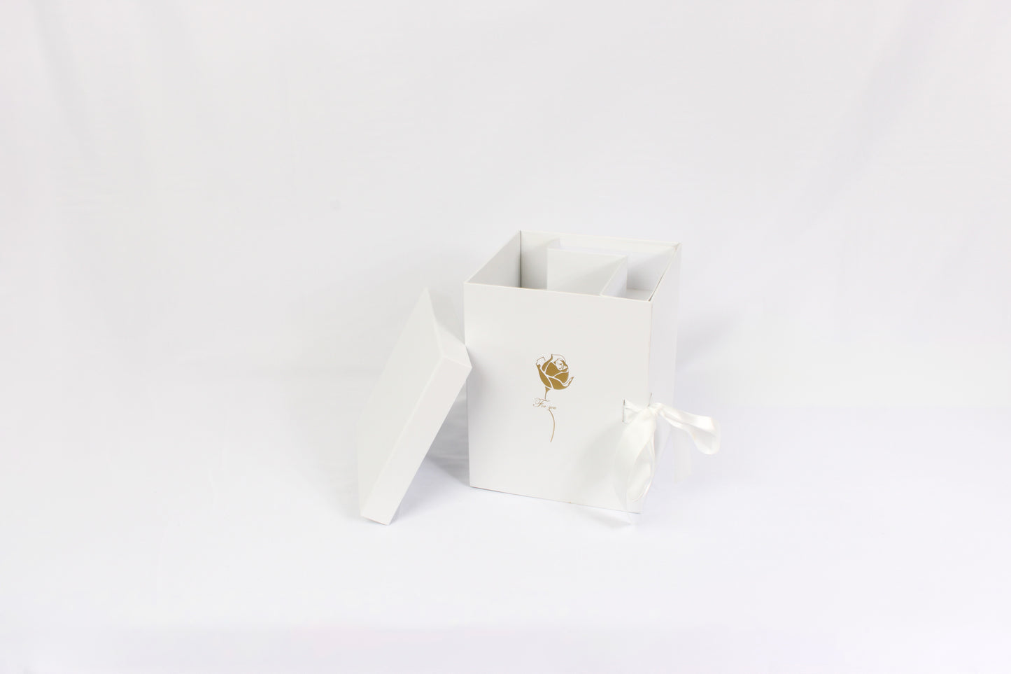 Rotating Monogram Love Flower Gift Box