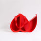 Clear Double Open Heart Flower Gift  Box with Handle