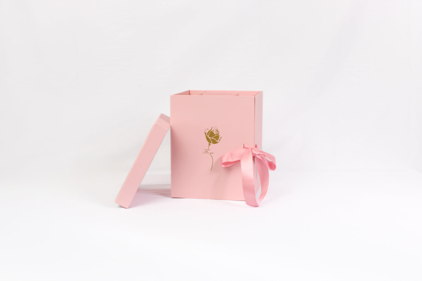 Rotating Monogram Love Flower Gift Box