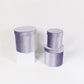 Velvet Round Flower Hat Box with Lid