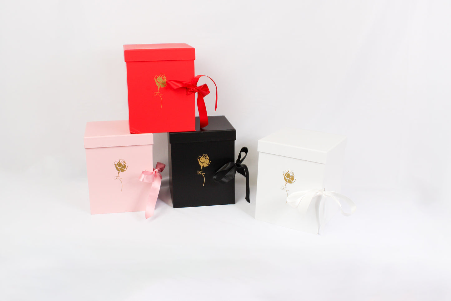 Rotating Monogram Love Flower Gift Box