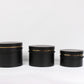Single Gold Rim Cylinder Flower Gift Box