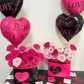 Rose Love Romantic Flower bag with matching balloon set included - Elegant Supply