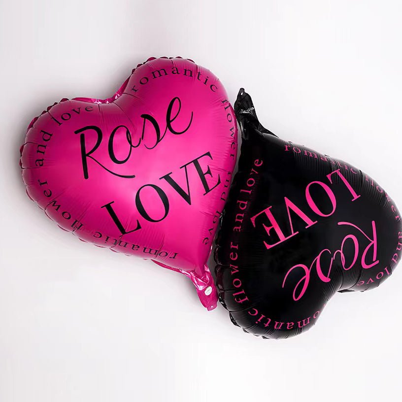 Rose Love Romantic Flower bag with matching balloon set included - Elegant Supply