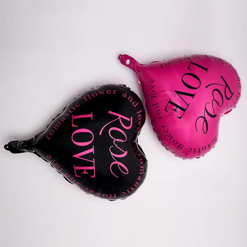 Rose Love Romantic Flower bag with matching balloon set included - Elegant Supply