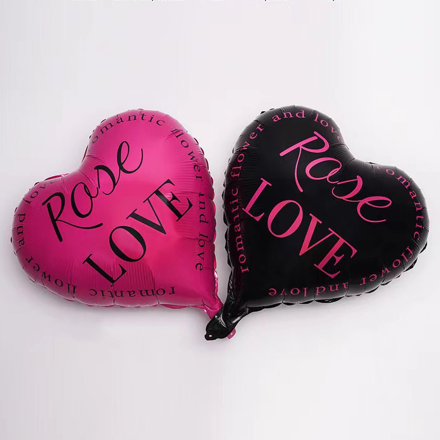 Rose Love Romantic Flower bag with matching balloon set included - Elegant Supply