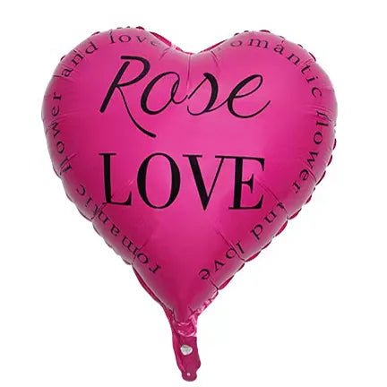 Rose Love Romantic Flower bag with matching balloon set included - Elegant Supply