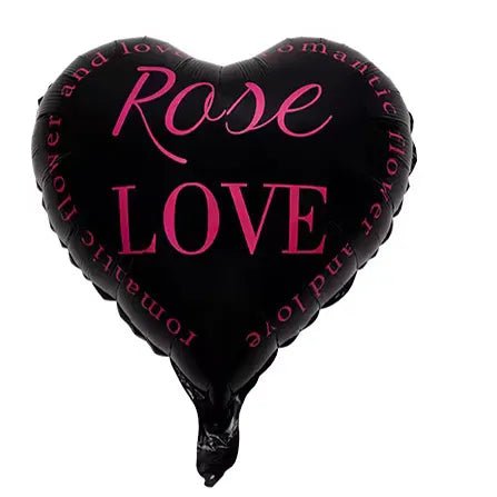 Rose Love Romantic Flower bag with matching balloon set included - Elegant Supply