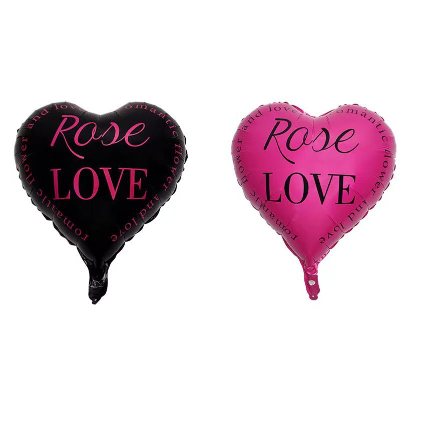 Rose Love Romantic Flower bag with matching balloon set included - Elegant Supply