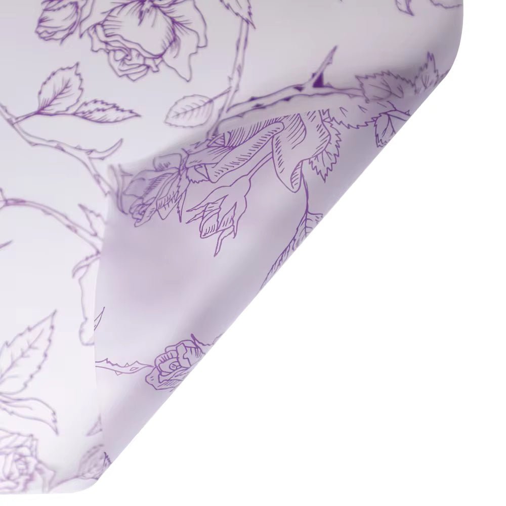 Rose Printing Design Flower Wrapping Paper (20pcs/bag) - Elegant Supply