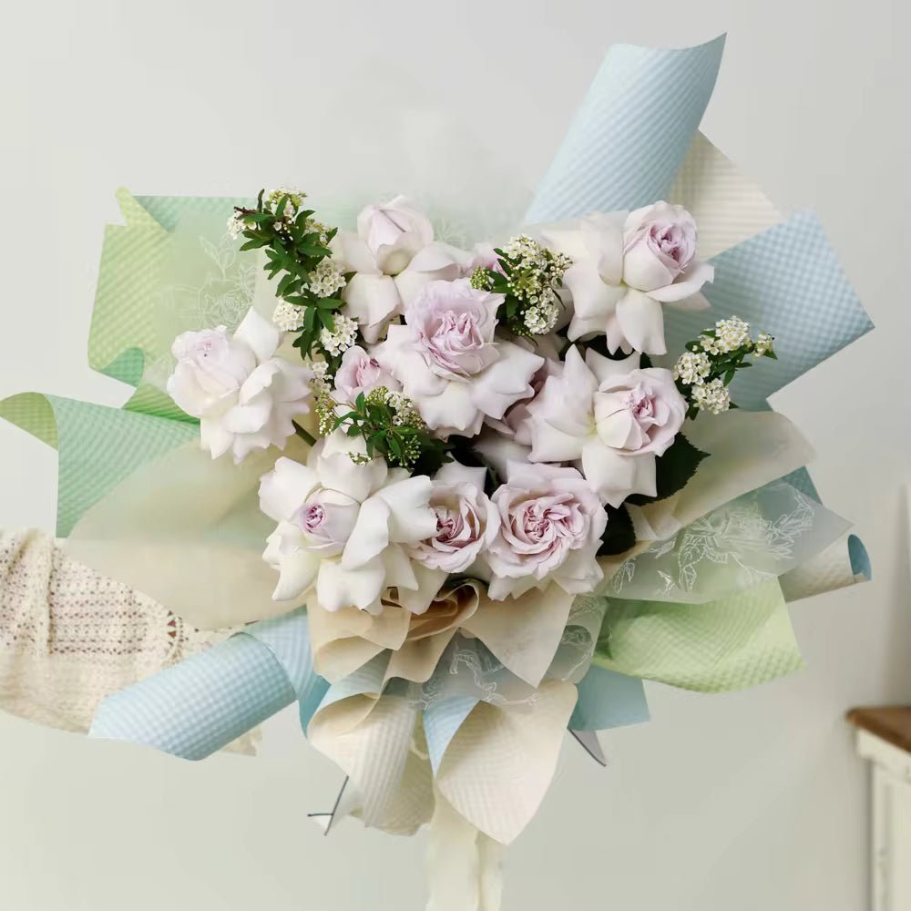 Rose Printing Design Flower Wrapping Paper (20pcs/bag) - Elegant Supply