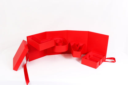 Rotating Monogram Love Flower Gift Box - Elegant Supply