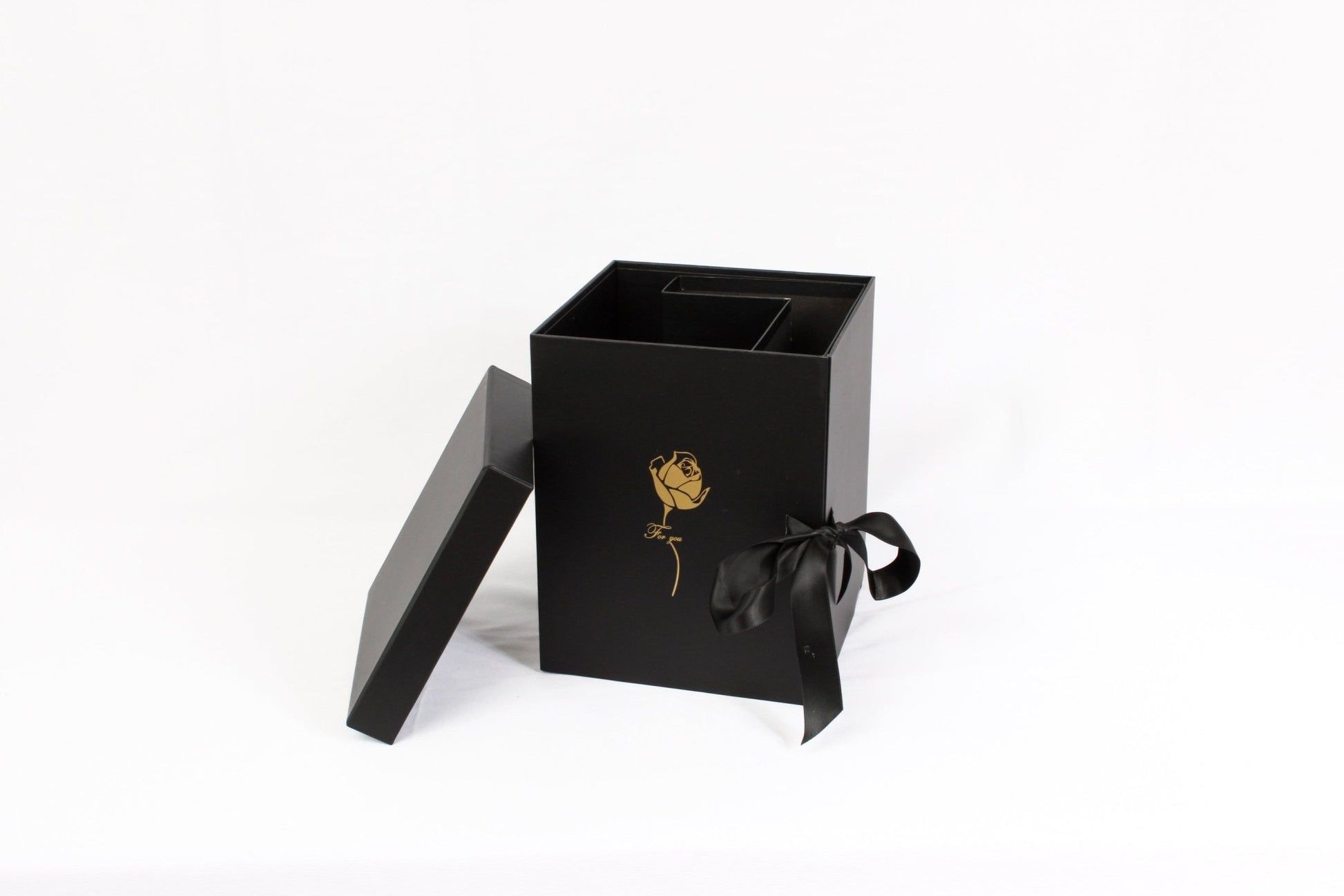 Rotating Monogram Love Flower Gift Box - Elegant Supply