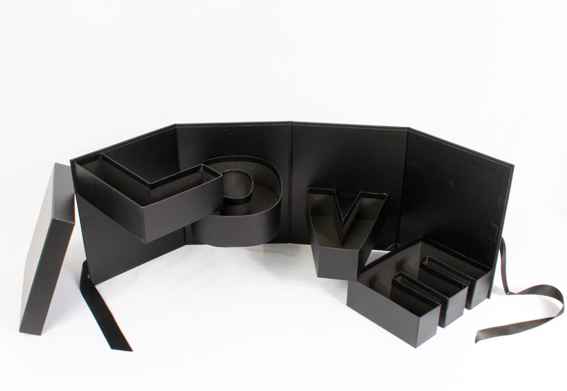 Rotating Monogram Love Flower Gift Box - Elegant Supply