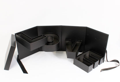 Rotating Monogram Love Flower Gift Box - Elegant Supply