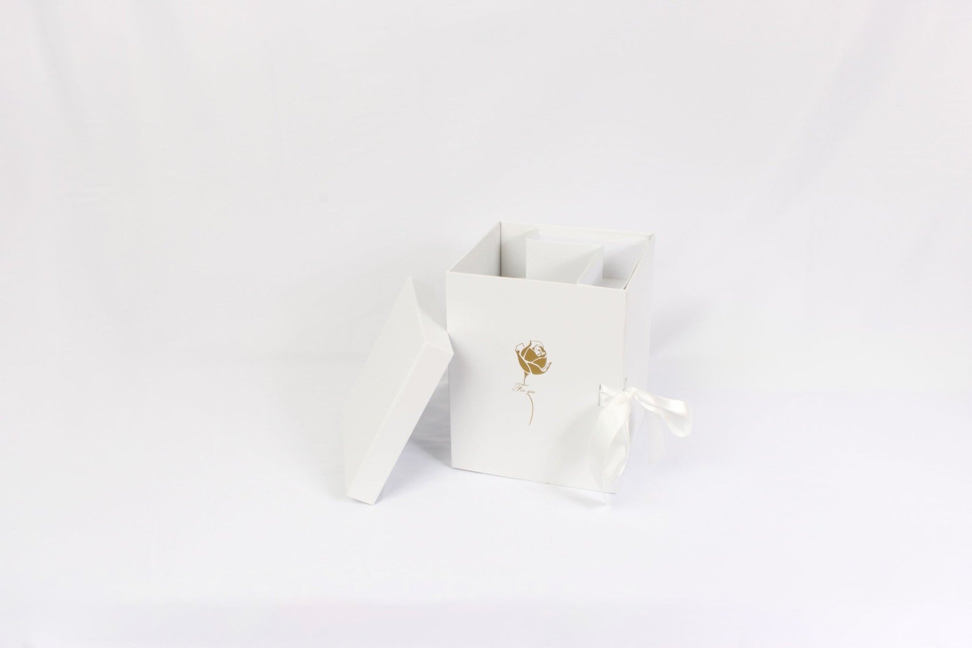 Rotating Monogram Love Flower Gift Box - Elegant Supply