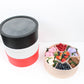 Round Flower Gift Box with Sections - Elegant Supply