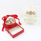 Round Globe Clear Top Flower Gift Box with Ribbon and drawer - Elegant Supply