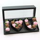 [SAMPLE] Fillable I Love you Rectangle Flower Gift Box with Clear Lid - Elegant Supply
