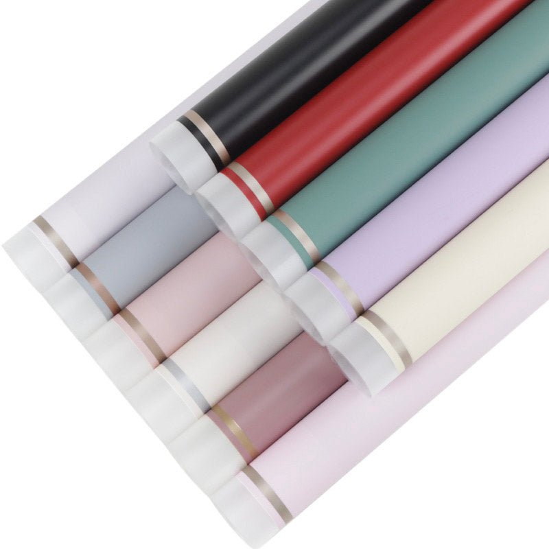 Sheer Jelly Waterproof Flower Wrapping Paper - Elegant Supply