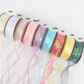 Shiny Mesh Silk Ribbon Roll For Flower Bouquet & Gift Wrapping - Elegant Supply