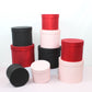 Shiny Round Flower Hat Box with Lid - Elegant Supply