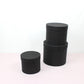 Shiny Round Flower Hat Box with Lid - Elegant Supply