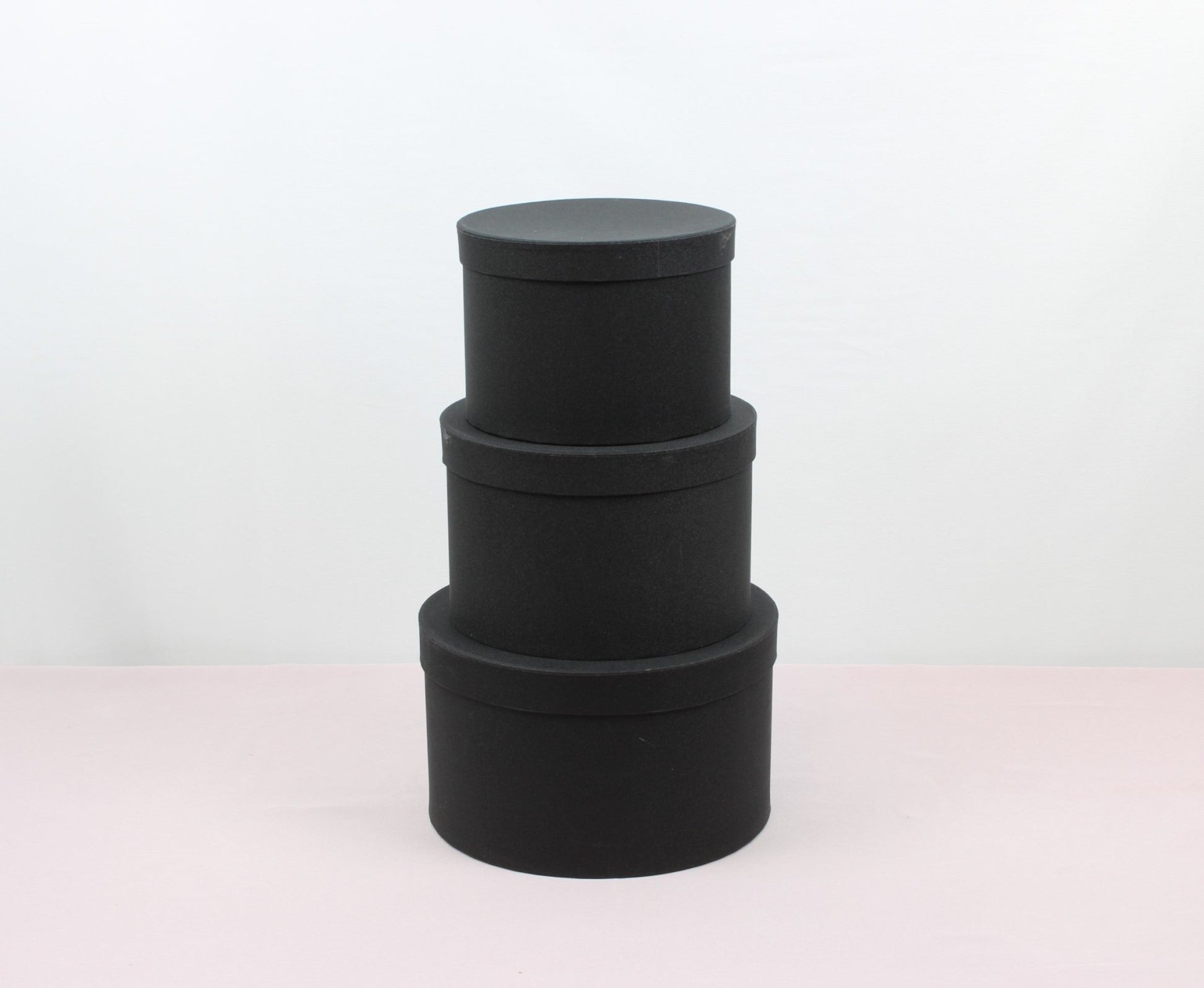 Shiny Shallow Round Flower Hat Box with Lid - Various Colors and Sizes - For Preserved Roses / Gift / Chocolate Strawberries Arrangements - Elegant Supply