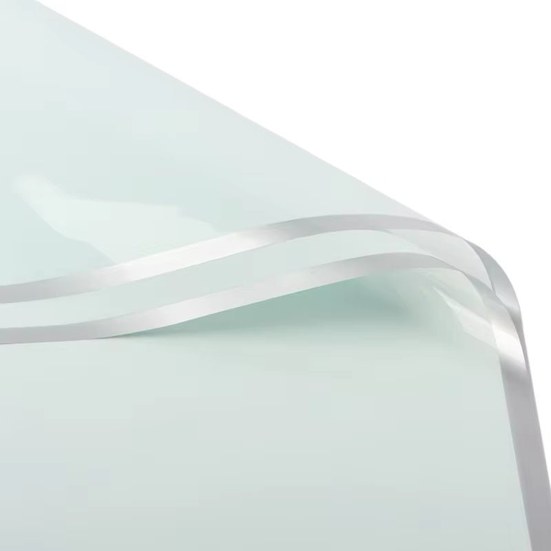 Silver Edge Flower Wrapping Paper (20pcs/bag) - Elegant Supply