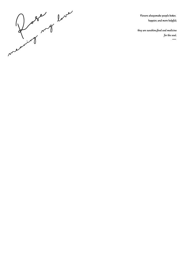 Simple Gold Stamping Foil Waterproof Flower Wrapping Paper (10 sheets/bag) - Elegant Supply