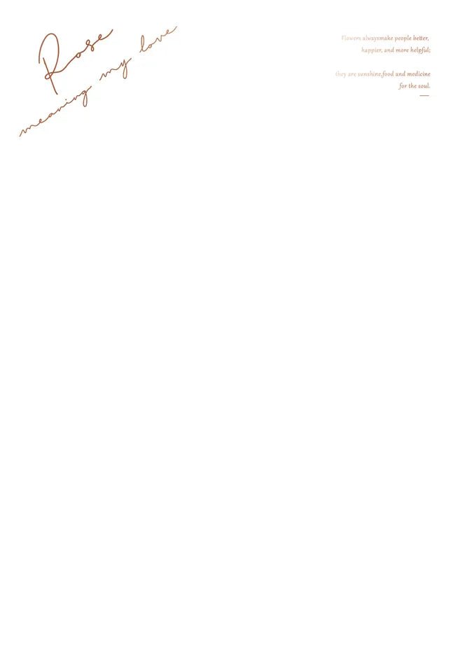 Simple Gold Stamping Foil Waterproof Flower Wrapping Paper (10 sheets/bag) - Elegant Supply