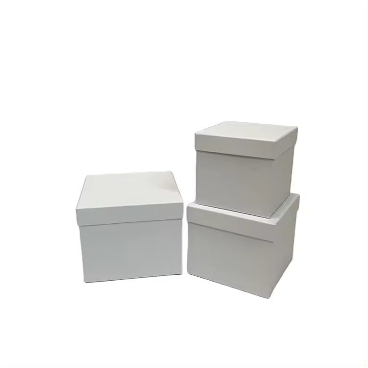Simple Square Flower Gift Box - Elegant Supply