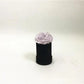 Single Flower Velvet Mini Round Box - Elegant Supply