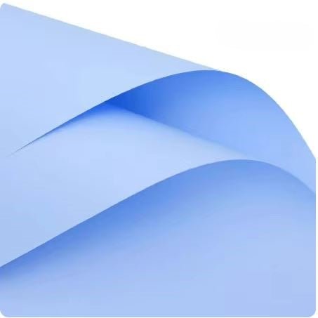 Solid Color Korean Inspired Flower Wrapping Paper (20pcs/bag) - Elegant Supply