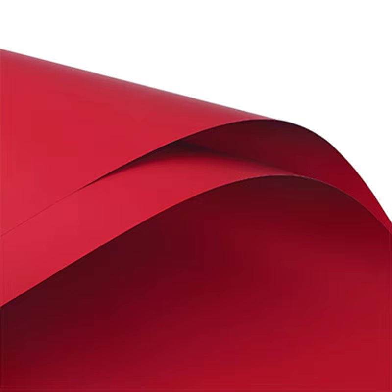 Solid Color Korean Inspired Flower Wrapping Paper (20pcs/bag) - Elegant Supply