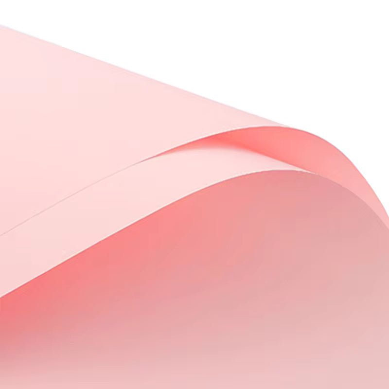 Solid Color Korean Inspired Flower Wrapping Paper (20pcs/bag) - Elegant Supply