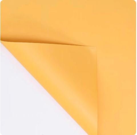 Solid Color Korean Inspired Flower Wrapping Paper (20pcs/bag) - Elegant Supply