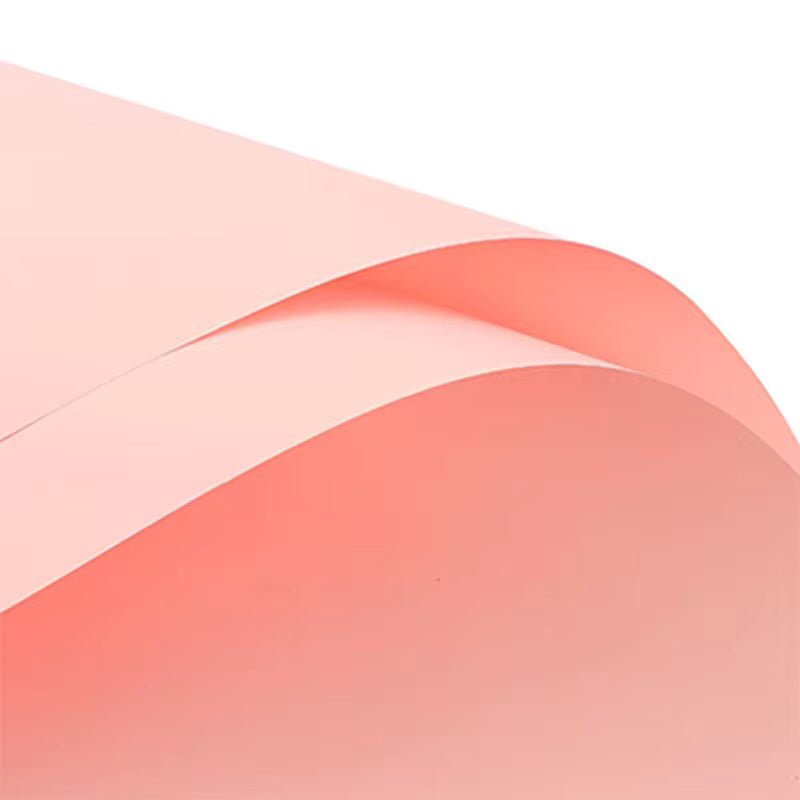 Solid Color Korean Inspired Flower Wrapping Paper (20pcs/bag) - Elegant Supply