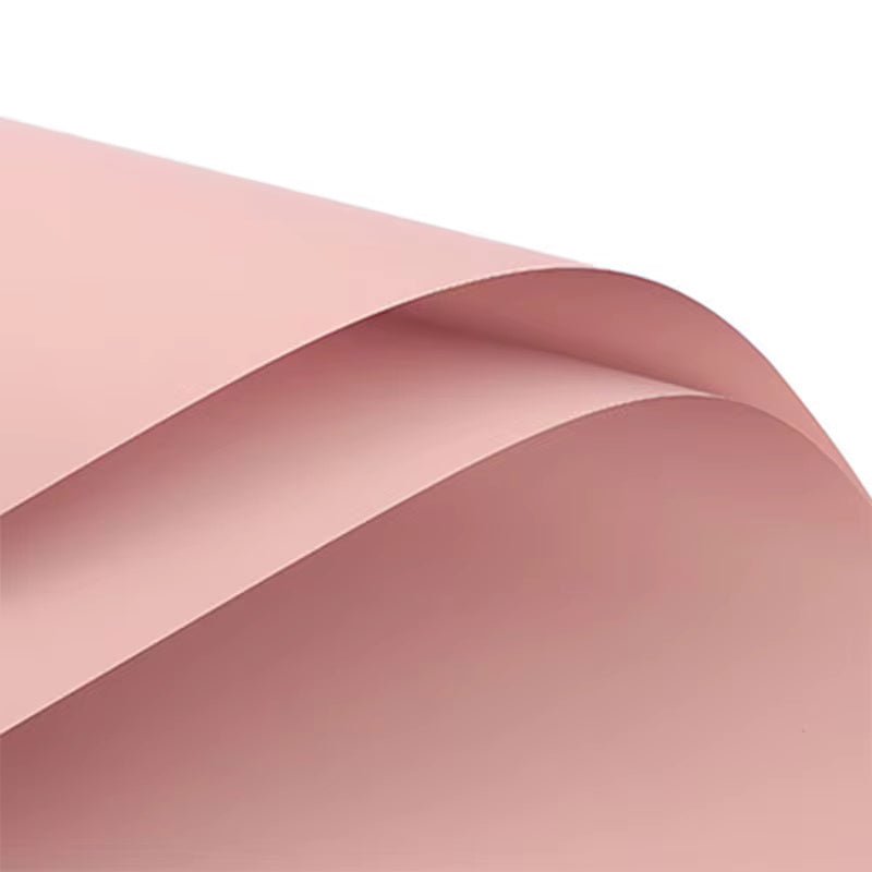 Solid Color Korean Inspired Flower Wrapping Paper (20pcs/bag) - Elegant Supply