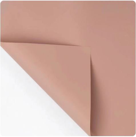 Solid Color Korean Inspired Flower Wrapping Paper (20pcs/bag) - Elegant Supply